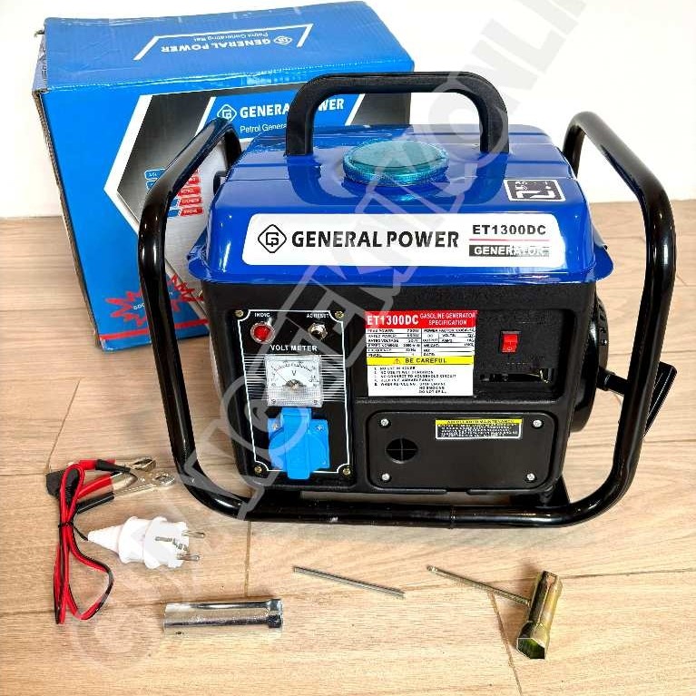GENERAL Genset 650Watt GENERAL ET1300DC 2TAK / Genset Listrik 650 Watt Power Generator Gasoline Gens