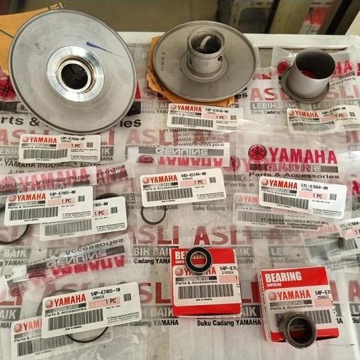 Paket Cvt Pully Belakang Mio J - Mio Gt - Soul Gt 115 - Fino 115 Injeksi - Xride 115 Original Yamaha