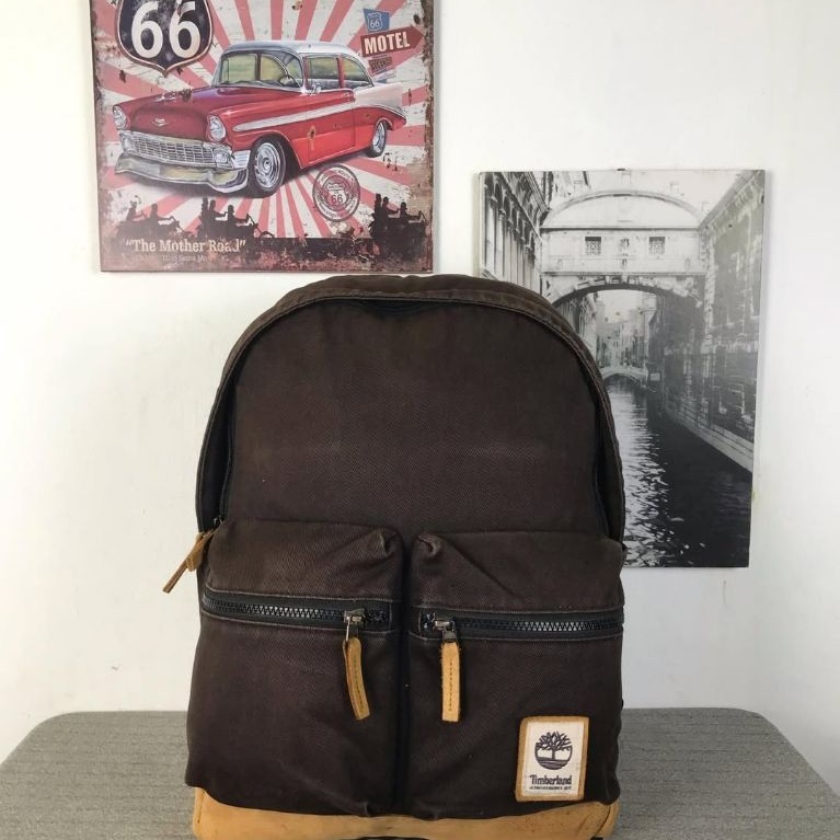 Ransel Canvas Leather Timberland