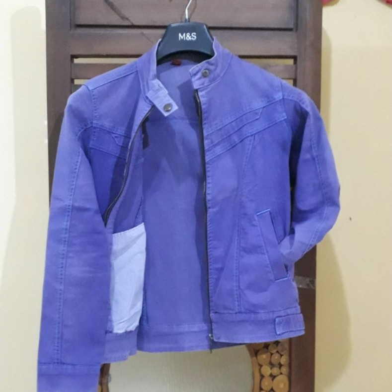 ORCHID SPORT VINTAGE JEANS DENIM JACKET RARE PL GY-IH