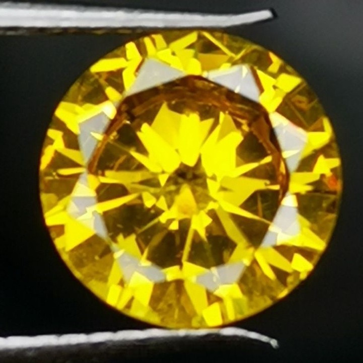 Batu permata yellow zircon