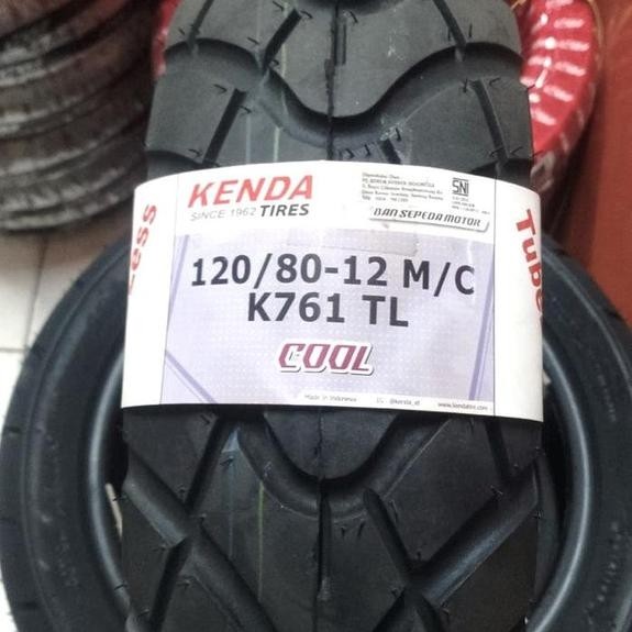 Ban Tubles Motor KENDA K761 120/80 Ring 12