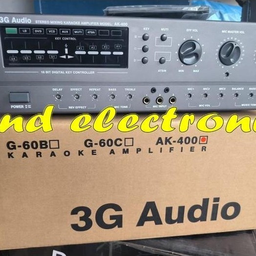 Amplifier Karaoke 3G AUDIO Ak 400 ORYGINAL 3g Audio Ak400