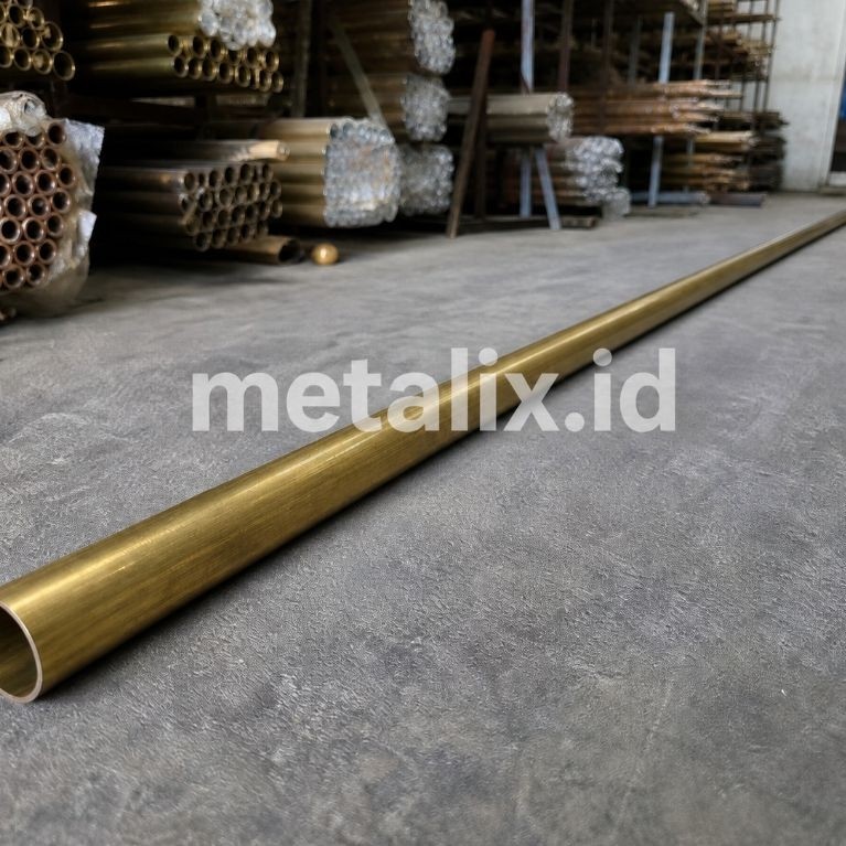 Pipa kuningan Od 14mm Id 12mm x 10cm