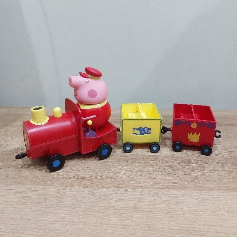 Peppa Pig Grandpa Pig Train Mainan Kereta Kakek Peppa Pig Original ABD Preloved