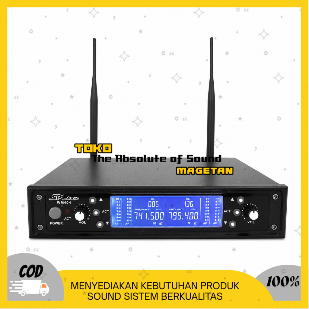Microphone WM404 SPL Audio Wireless