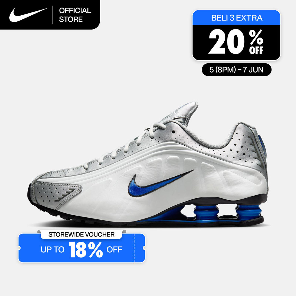 Nike Men's Shox R4 Shoes - White [HQ1988-100]