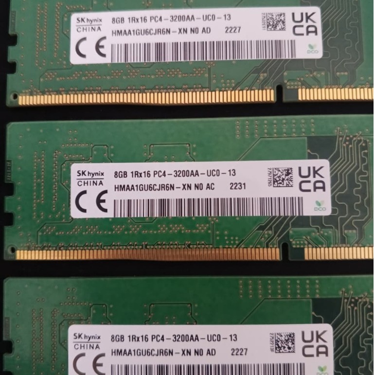 Memori Komputer RAM 8GB DDR4 8GB PC3200 SK HYNIX SK hynix