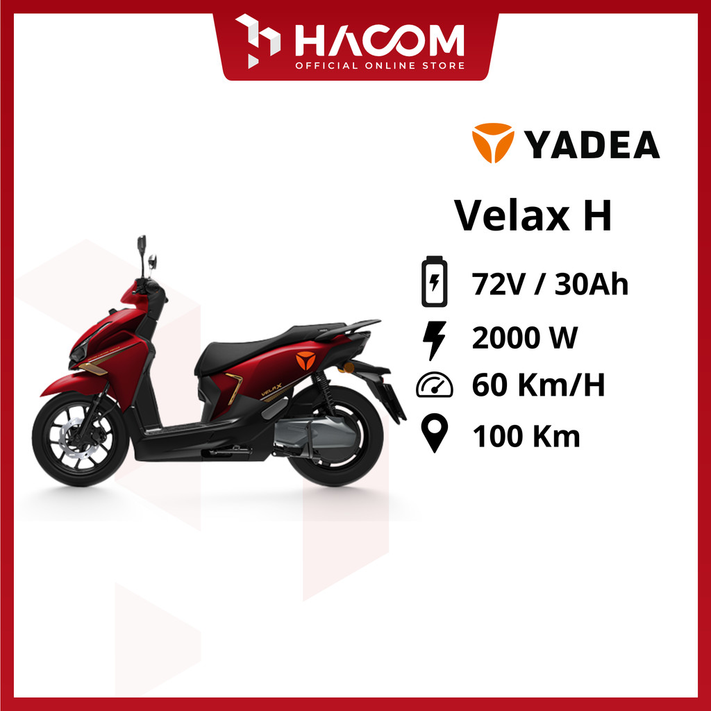 Yadea Motor Listrik Velax H Garansi Resmi Yadea 2 Tahun Anti Air