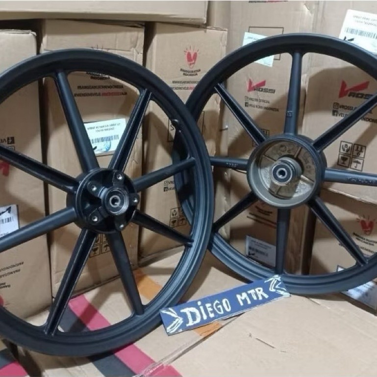 Velg Racing Honda Supra X 100 Lama , Supra Fit Lama , Astrea Grand Depan Cakram Merk V Rossi Zigen S