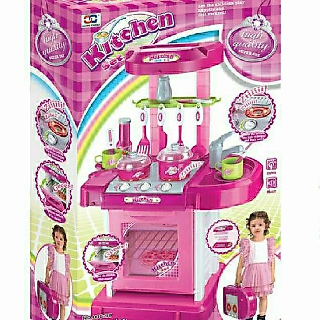 ` mainan kitchen set anak koper besar