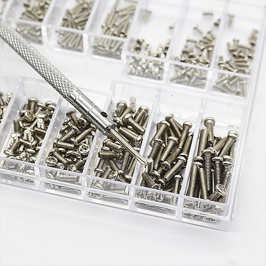 500Pcs Baut Sekrup Hp Laptop Baut Mini Kacamata Reparasi