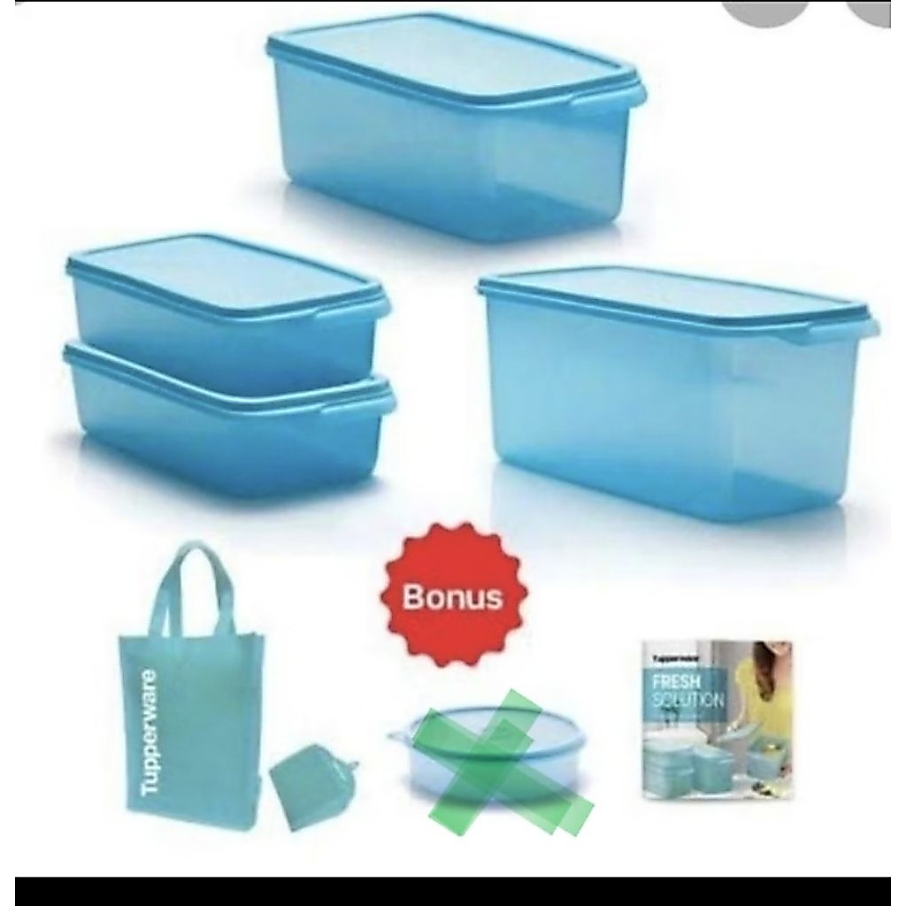 Tupperware freshia collection set wadah / toples kulkas