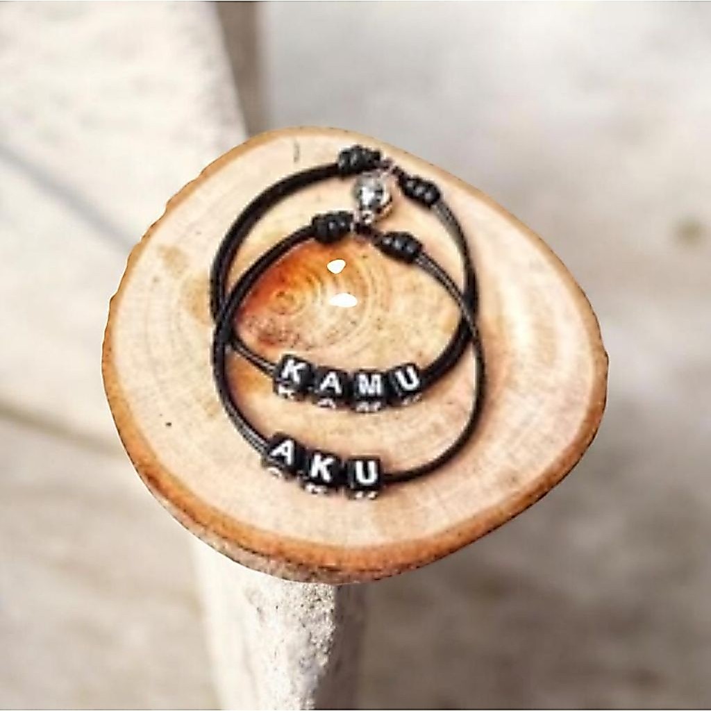 GELANG COUPLE / GRLANG COUPLE INISIAL MAGNET / GELANG NAMA MAGNET / GELANG POLOS MAGNET