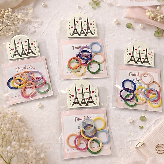 IKAT RAMBUT DONAT MINI ISI 10pcs / IKAT RAMBUT DONAT / IKAT RAMBUT DONAT MINI / IKAT RAMBUT / IKAT R