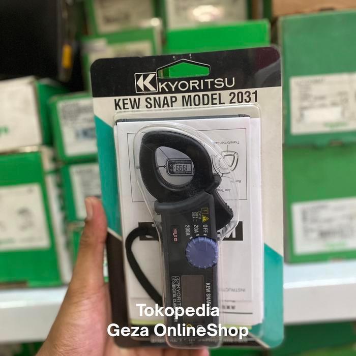 TANG AMPER MINI KEW SNAP 2031 KYORITSU DIGITAL CLAMP METER SEGEL ORI