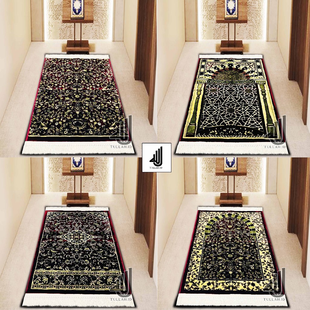 New Sajadah Raudhah Imam Tebal +Free Sajadah Mini / Sajadah Imam Edition Ukuran 70x110cm Sajadah Ima