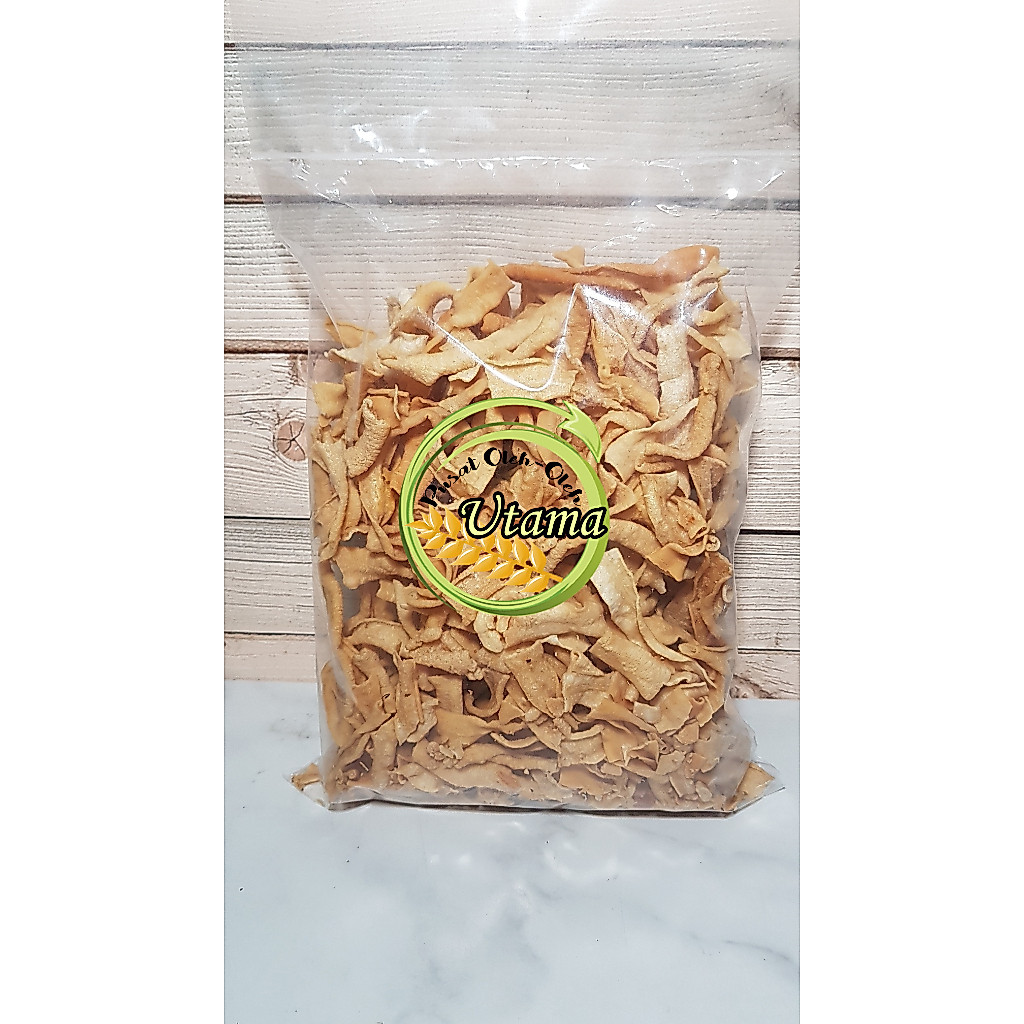 Keripik Usus Tanpa Tepung 100gr - kripik usus ayam - usus goreng renyah gurih - makanan olahan usus 