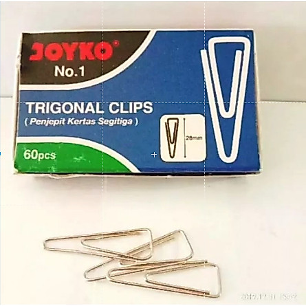 [FAFAFA] Trigonal Clip Besar / Klip Segitiga Besar Joyko