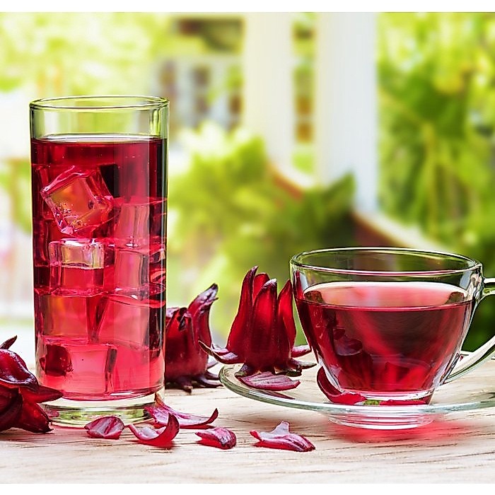 Bunga Rosella Merah  isi 100gram / TEH BUNGA ROSELLA
