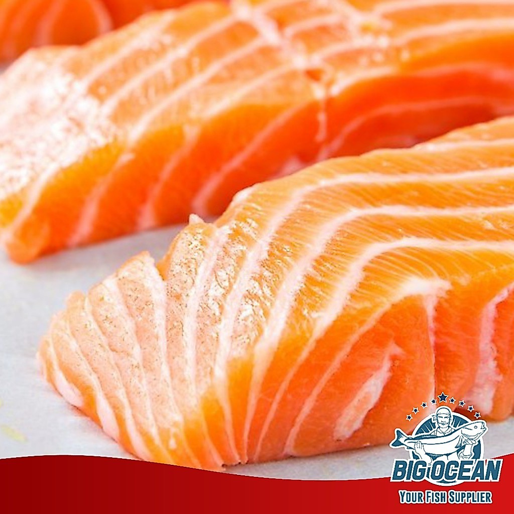 Salmon fillet | Ikan salmon fillet @200gram (Norwegian Salmon Premium)