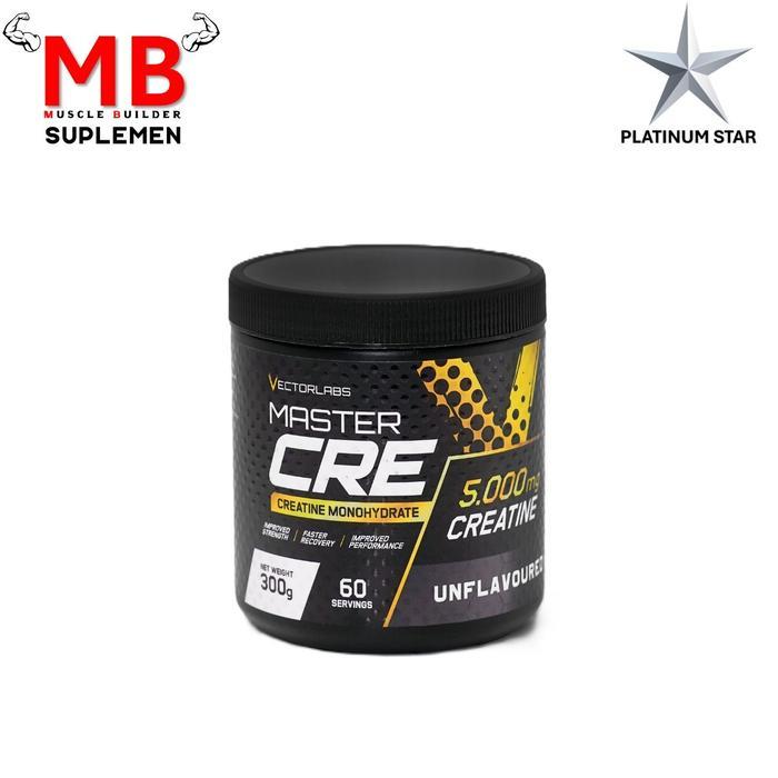 Master CRE Vectorlabs 300 grams Creatine Monohydrate MasterCre Powder Vector Labs gr ON Optimum Nutr