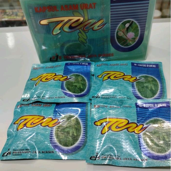 [Herbal_Jakbar] sesuai gambaar TCU  KAPSUL ORIGINAL KOTAK MIKA ISI 12SASET happy shopping (obat asam