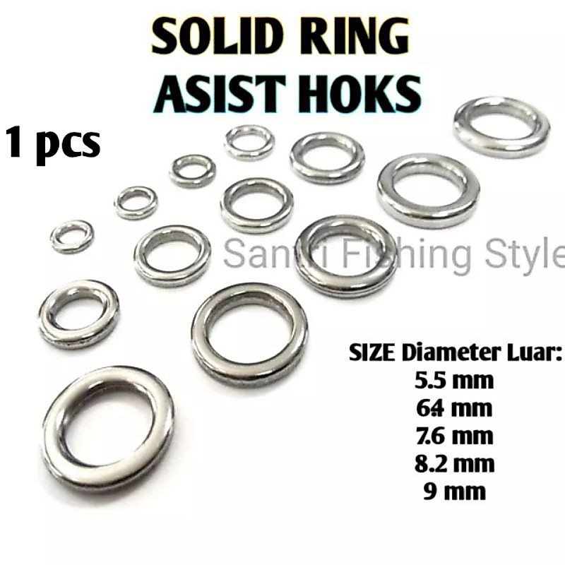 Solid ring 304 solid ring Assist hok 1pcs solid ring asist hok jig solid ring jig solid pancing soli
