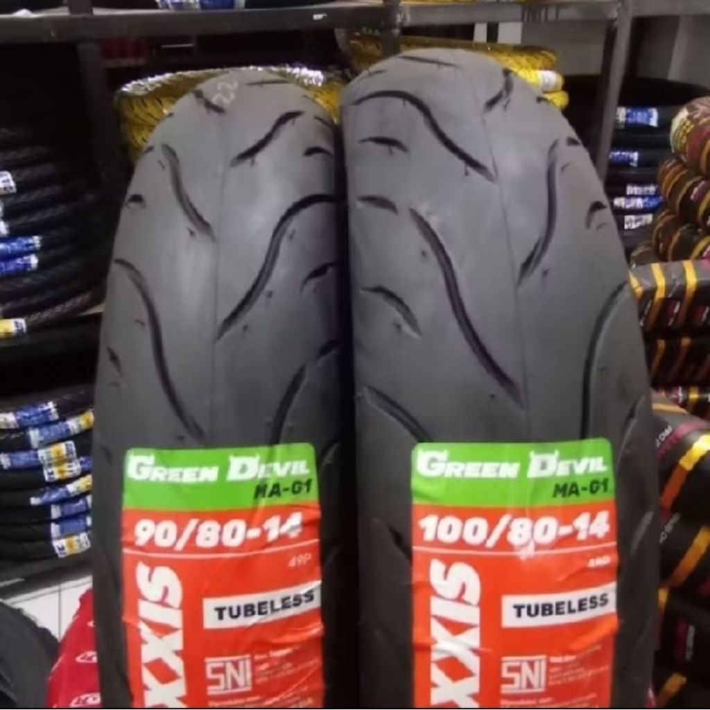 PROMO  BAN DONAT Maxxis 100/80&90/80-14