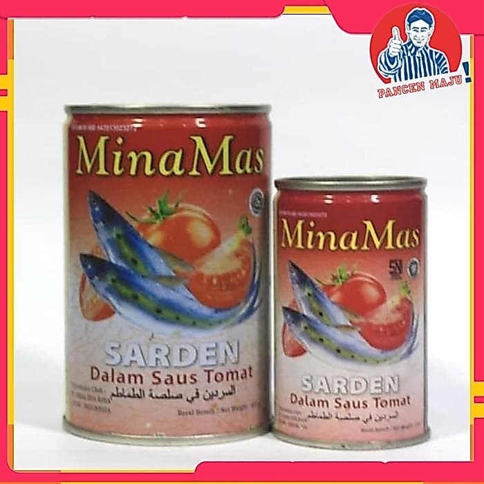 Sarden tomat minamas 425gr / Sarden Saus Tomat