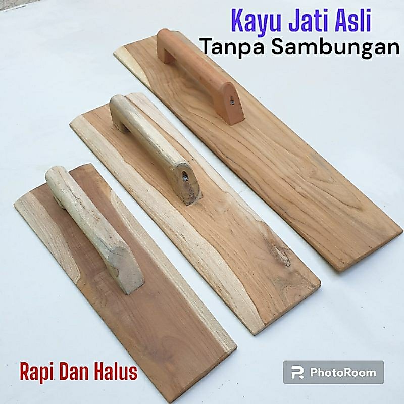 Roskam Kayu Jati Asli Penghalus Acian Semen