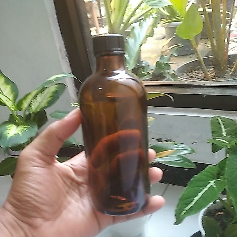 botol coklat kaca 250 ml