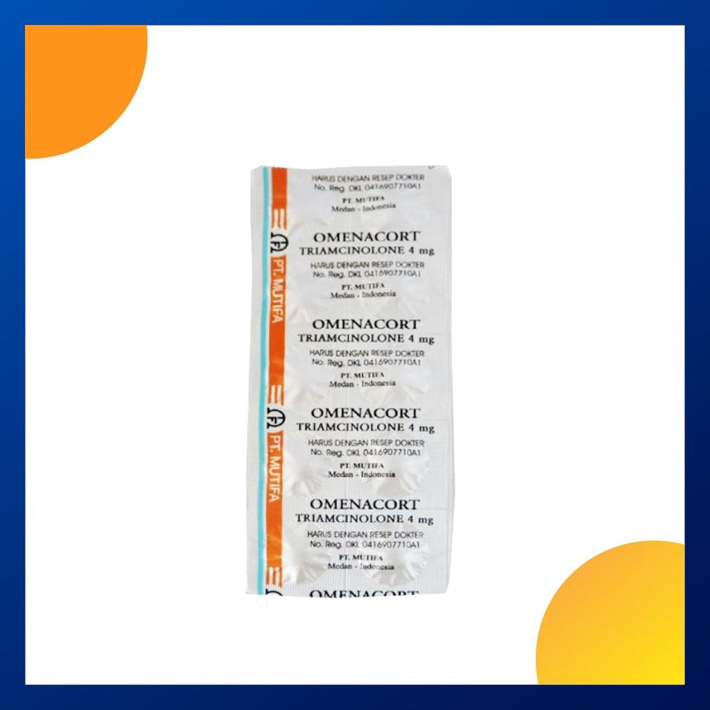 OMENACORT 4 MG 1 STRIP @ 10 TABLET
