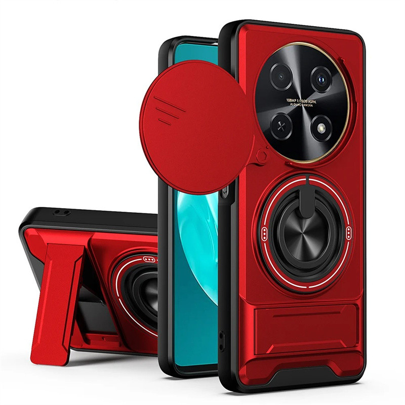 Phone cover For Huawei Nova 13i Nova 12i Case Shell Slide Camera Protection Upright Stand 360° Ring 