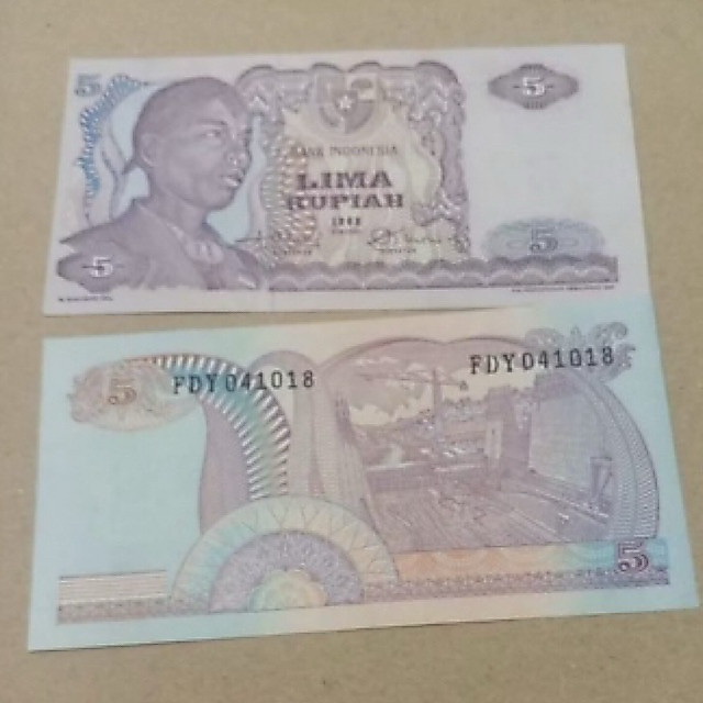 5 RUPIAH SERI SUDIRMAN GRESS