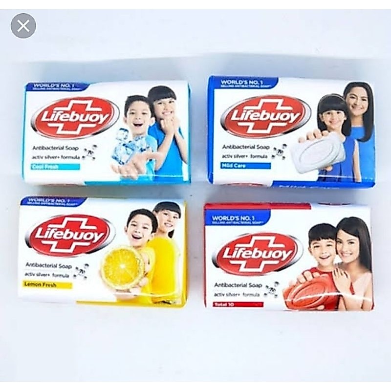 Sabun Batang Lifebuoy 60Grm | Lifebuoy isi 4 paket | sabun Mandi | Sabun batang Mandi