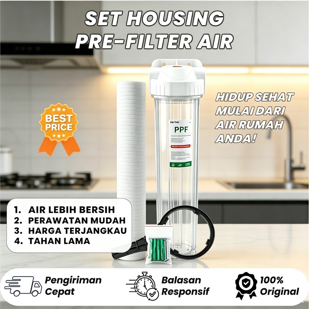 HOUSING FILTER AIR  20" + Filter PPF 5 Micron