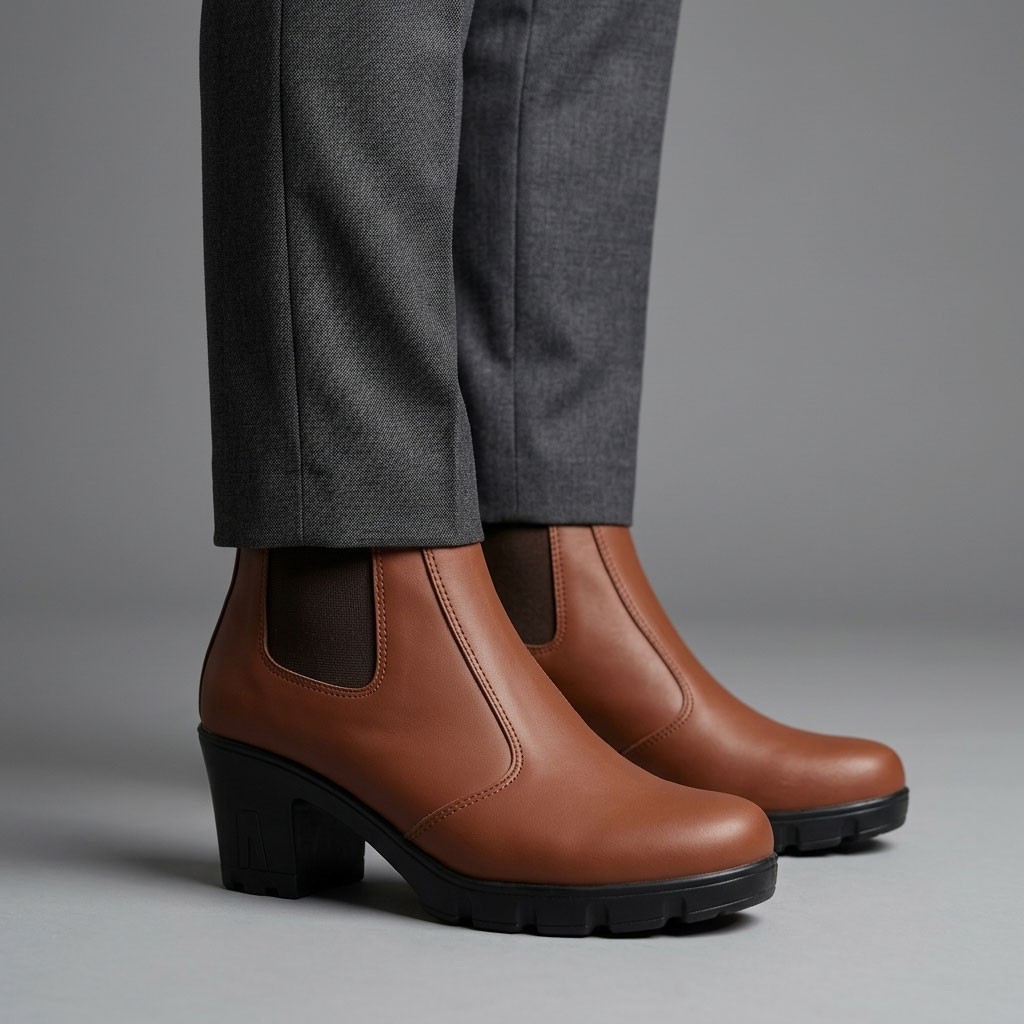 READY STOCK Hertz - Sepatu Boots Wanita HV 3371 Brand Hertz Heels Wanita Trendi Berkualitas Warna
