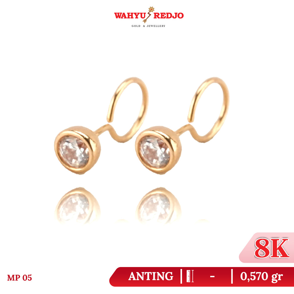 Anting Emas Kadar 8K Wahyu Redjo AN-8K 31931917 Non Pameran