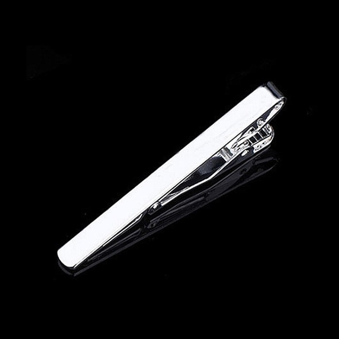 River|| houseofcuff penjepit dasi pin tie jepit dasi polos silver