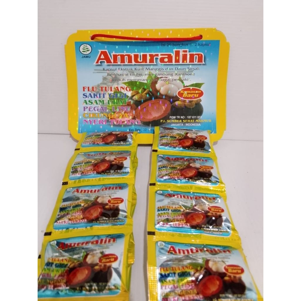 Best Seller AMURALIN kapsul asam urat original