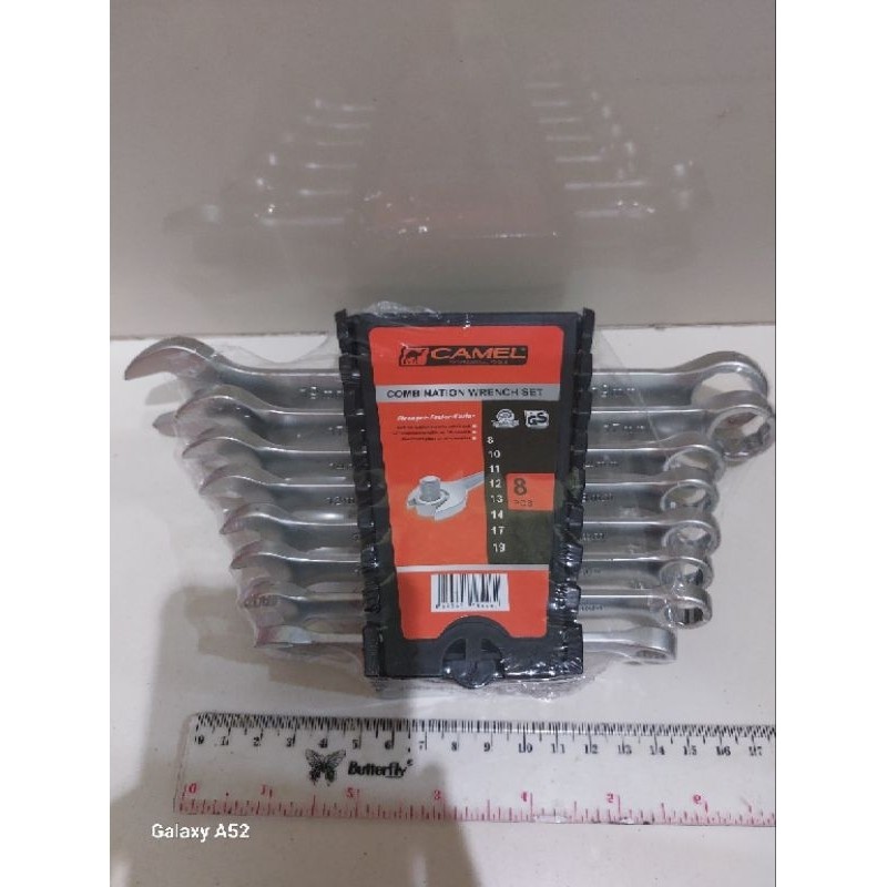 Ablez kunci ring pas set 8pcs camel