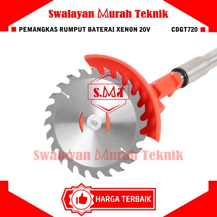Alat Potong Rumput Baterai HIGH POWER XENON CDGT720 Cordless Grass Trimmer