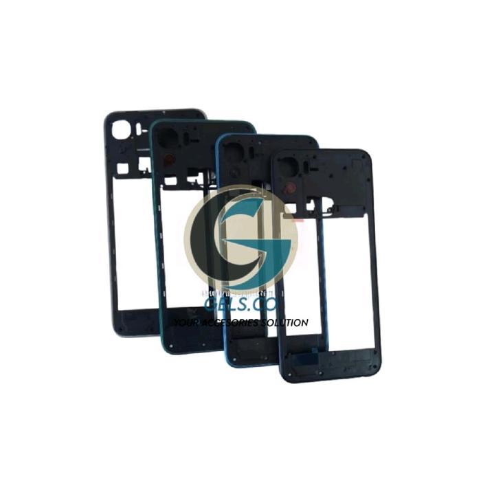 MIDDLE FRAME COMPATIBLE INFINIX HOT 12 PRO X668 RANGKA SAMPING / RANGKA CASING / TUTUP MESIN / BEZZE