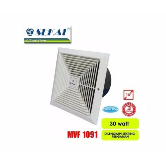 Kipas ventilasi hexos plafon SEKAI 10"