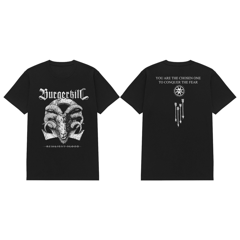 Black ID T-shirt Band Burgerkill - Resilient Blood Original