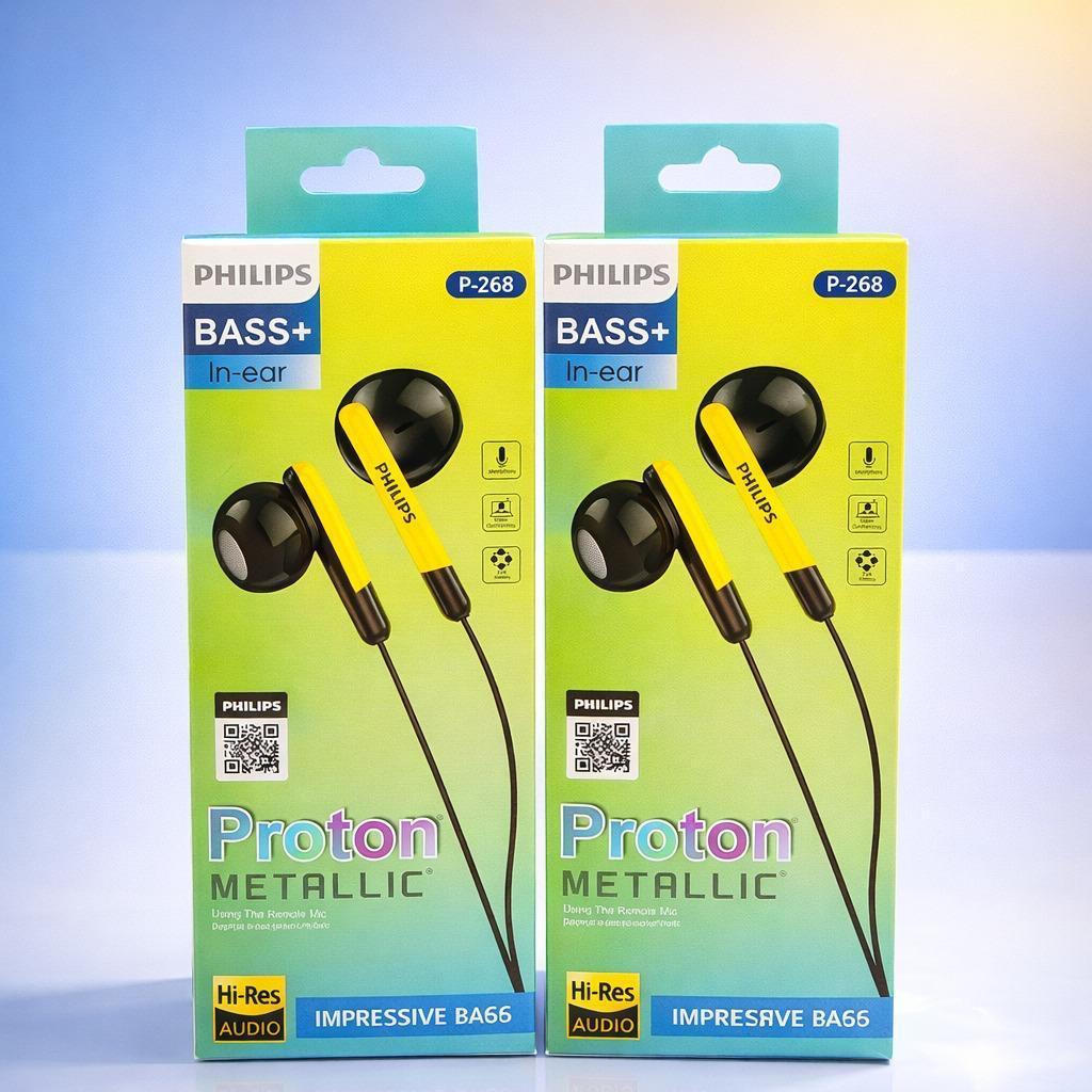 Earphone Philips Extra Bass HF Universal + Mic J778 / PH-229 / VA-298 / P-268 / PH-200 / QP-268S / A