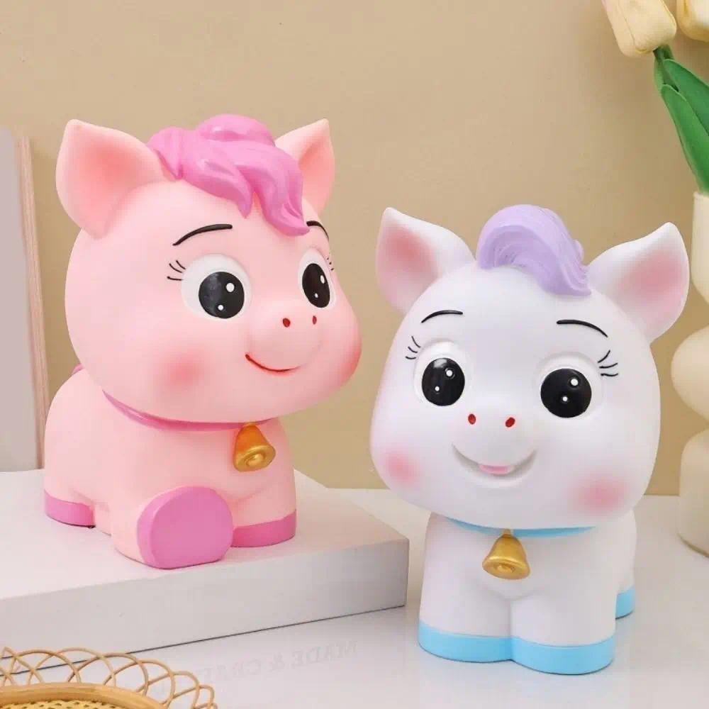 Durable Unbreakable Horse Money Jar Cute Decorative Coin Saving Box Good Luck Money Saving Box Deskt