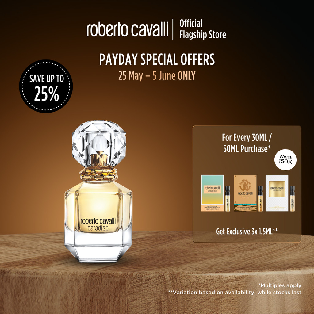 Roberto Cavalli Paradiso EDP 30ML - Parfum Wanita