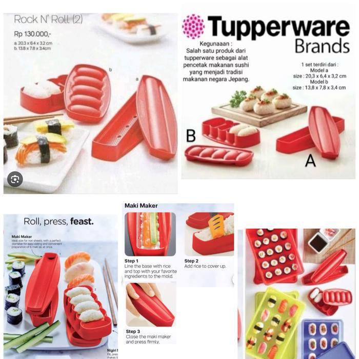 READY Tupperware Promo Rock N Roll (2) Cetakan Sushi Maker - Sushi Maker